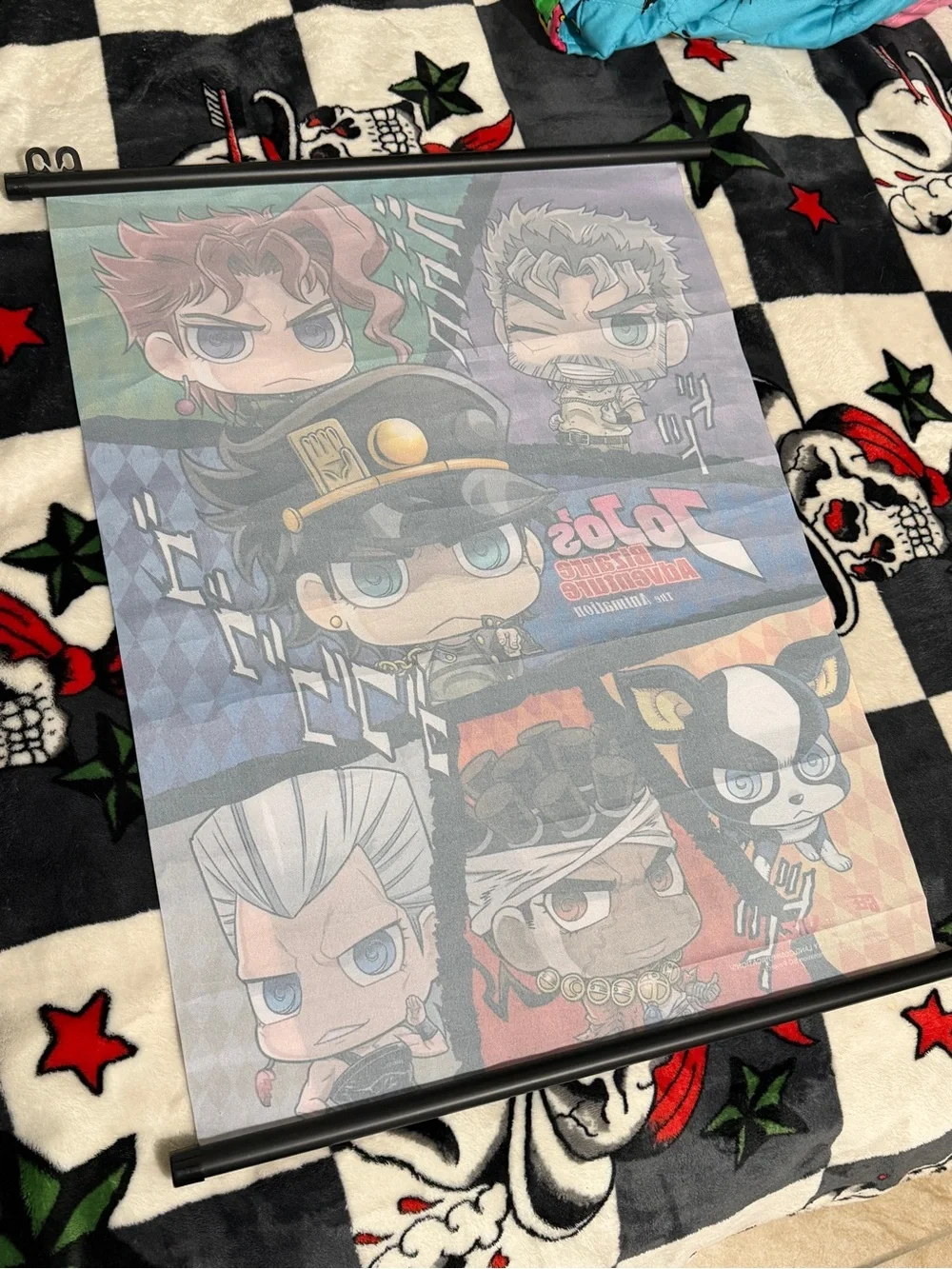 JoJo's Bizarre Adventure Kids Wall Scroll - Multi Color